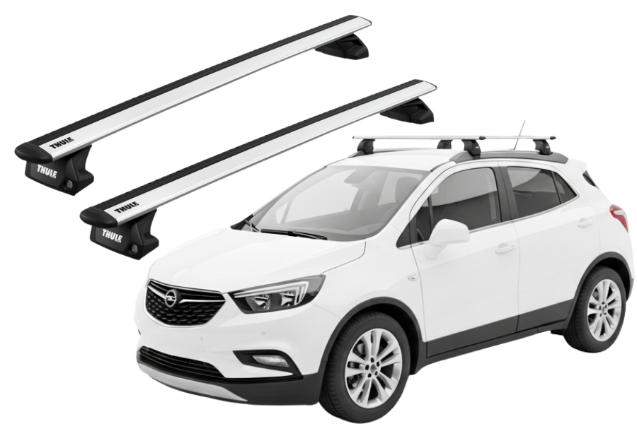 Barras THULE EVO WingBar para autos OPEL Mokka X 2016 a 2020