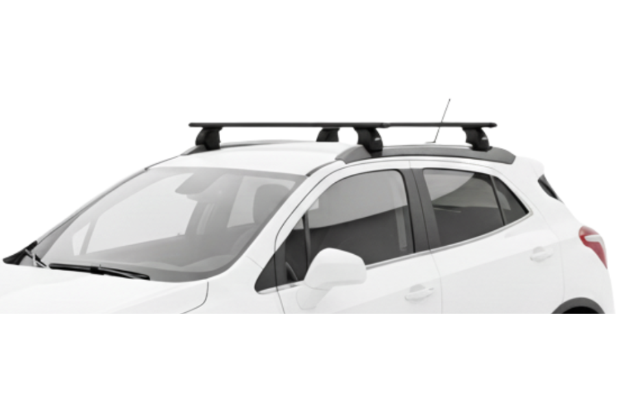 Barras THULE EVO WingBar para autos OPEL Mokka X 2016 a 2020 negro