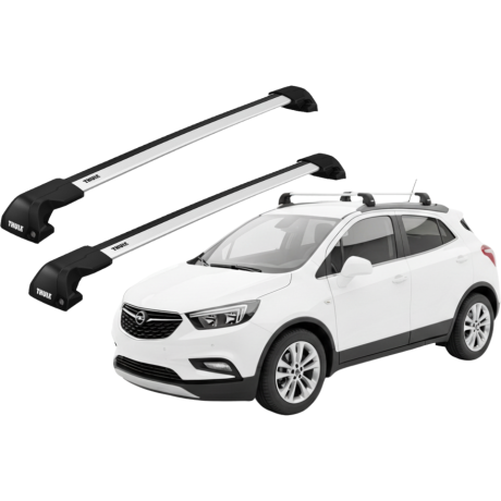 Barras THULE EDGE Flush para autos OPEL Mokka X 2016 a 2020