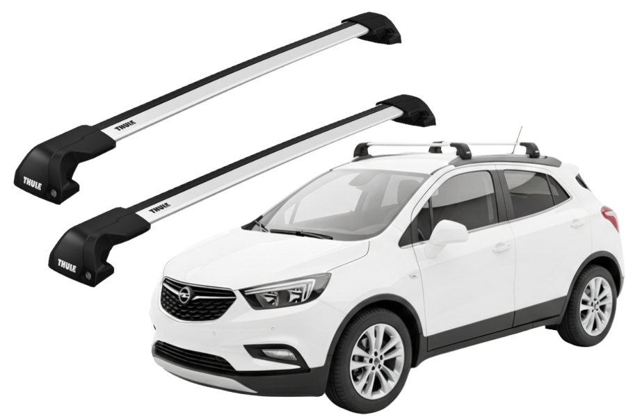 Barras THULE EDGE Flush para autos OPEL Mokka X 2016 a 2020
