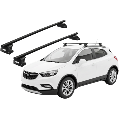 Barras THULE EVO SquareBar para autos OPEL Mokka X 2016 a 2020