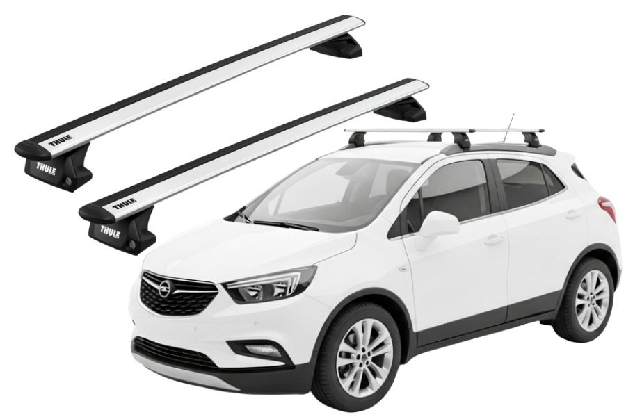 Barras THULE EVO WingBar para autos OPEL Mokka 2013 a 2020