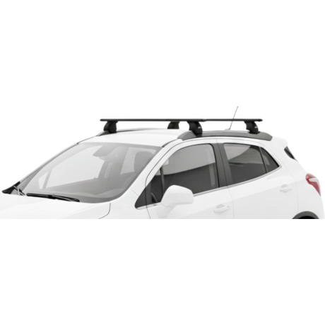 Barras THULE EVO WingBar para autos OPEL Mokka 2013 a 2020 negro