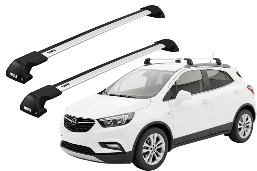 Barras THULE EDGE Flush para autos OPEL Mokka 2013 a 2020
