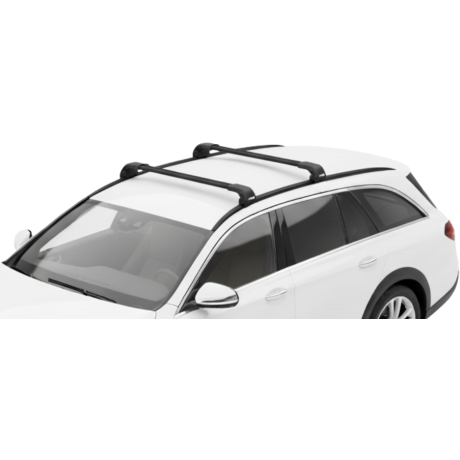 Barras THULE EDGE Flush para autos MERCEDES BENZ E-Class (S213) All-Terrain desde 2016 - 2023 negro