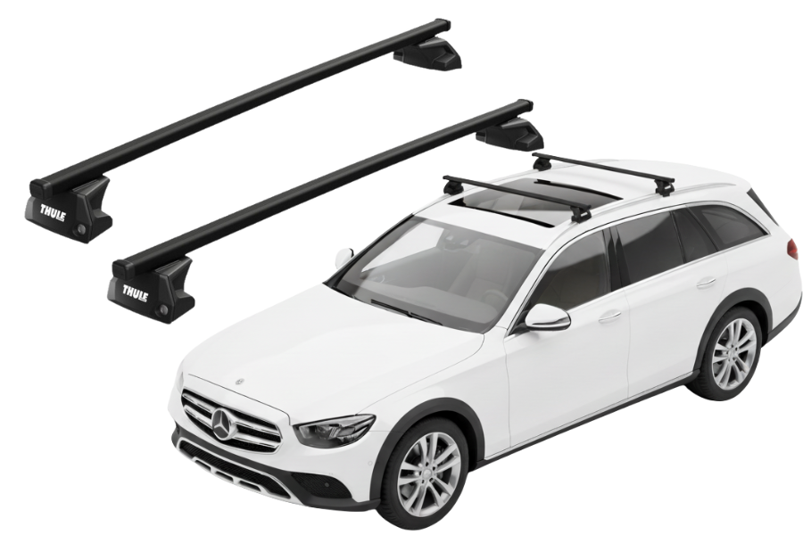 Barras THULE EVO SquareBar para autos MERCEDES BENZ E-Class (S213) All-Terrain desde 2016 - 2023