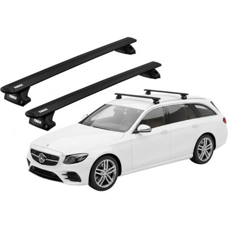 Barras THULE EVO WingBar para autos MERCEDES BENZ E-Class (S213) desde 2016 - 2023 negro