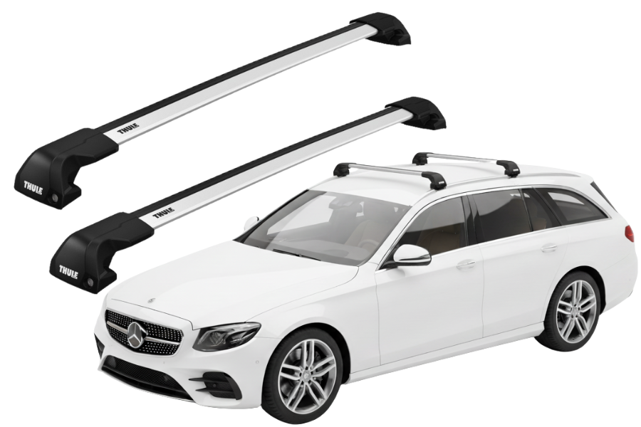 Barras THULE EDGE Flush para autos MERCEDES BENZ E-Class (S213) desde 2016 - 2023