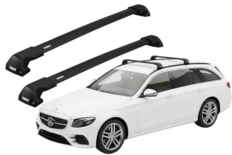Barras THULE EDGE Flush para autos MERCEDES BENZ E-Class (S213) desde 2016 - 2023negro