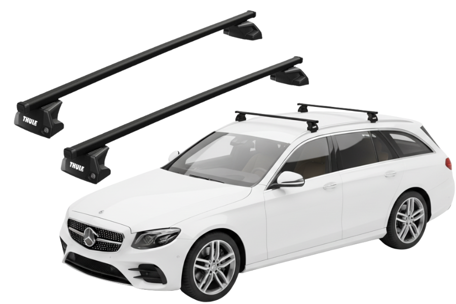 Barras THULE EVO SquareBar para autos MERCEDES BENZ E-Class (S213) desde 2016 - 2023