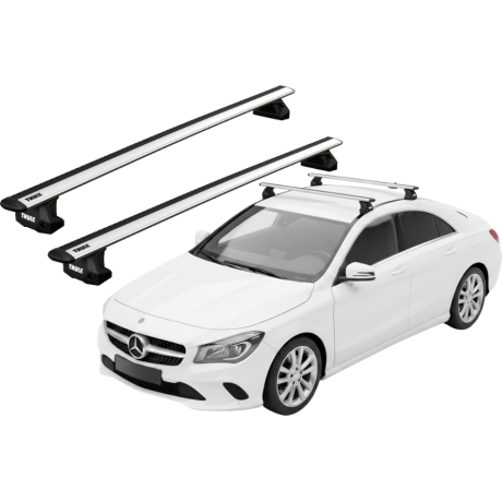 Barras THULE EVO WingBar para autos Mercedez Benz CLA (C117) 2013 a 2018