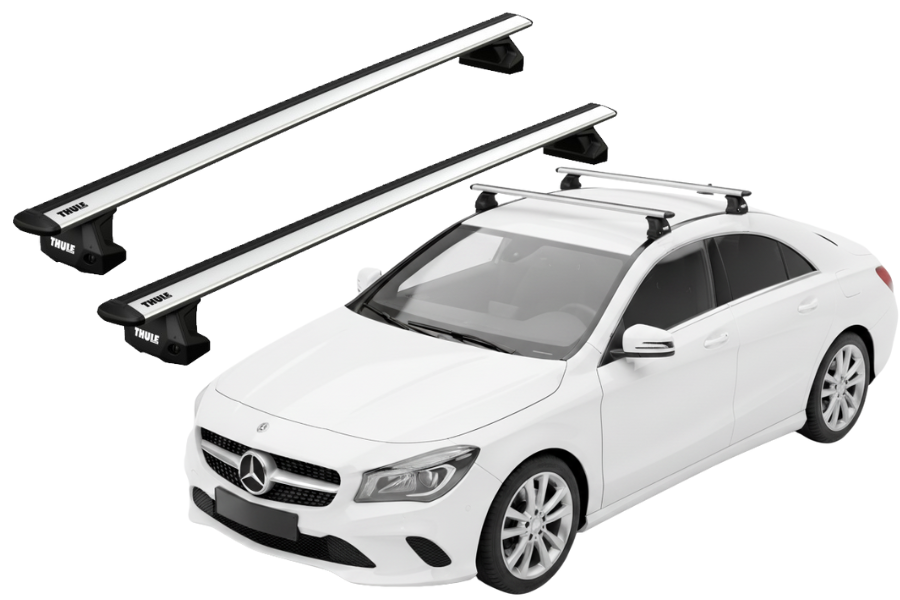 Barras THULE EVO WingBar para autos Mercedez Benz CLA (C117) 2013 a 2018