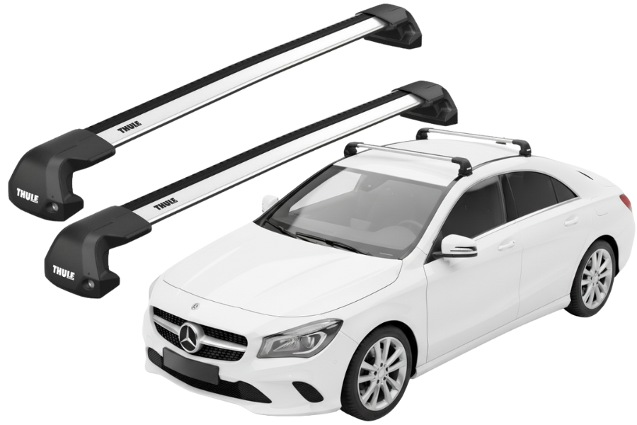 Barras THULE EDGE Flush para autos Mercedes Benz CLA (C117) 2013 a 2018