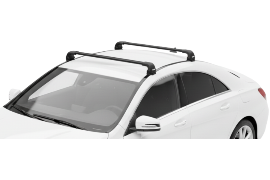 Barras THULE EDGE Flush para autos BMW 4-Series Gran Coupe 2014 a 2020 negro