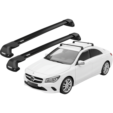 Barras THULE EDGE Flush para autos BMW 4-Series Gran Coupe 2014 a 2020 negro