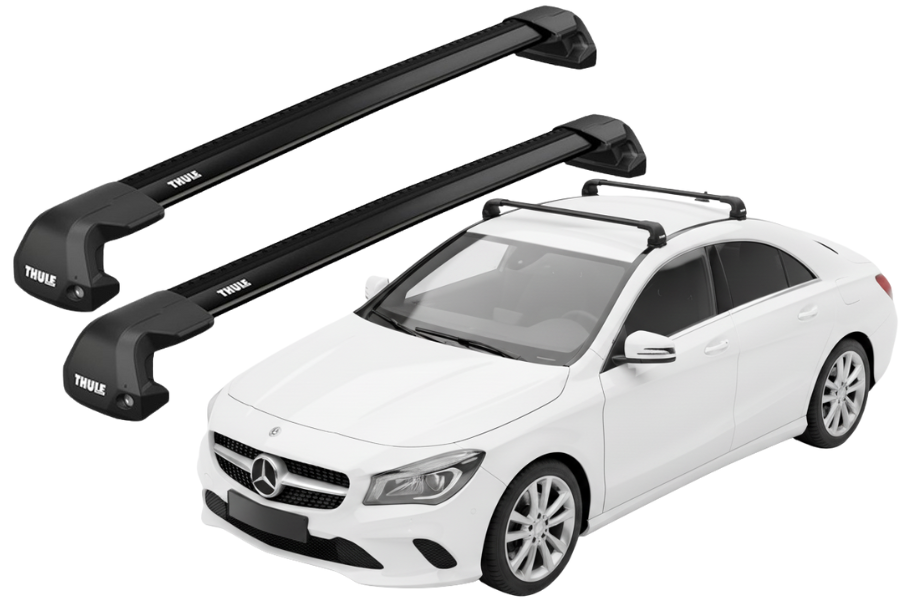 Barras THULE EDGE Flush para autos BMW 4-Series Gran Coupe 2014 a 2020 negro