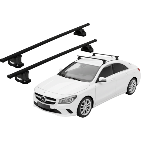 Barras THULE EVO SquareBar para autos Mercedes Benz CLA (C117) 2013 a 2018