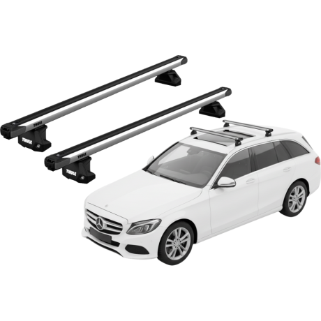 Barras Thule MERCEDES BENZ C-Class 15-21 RA / SlideBar EVO