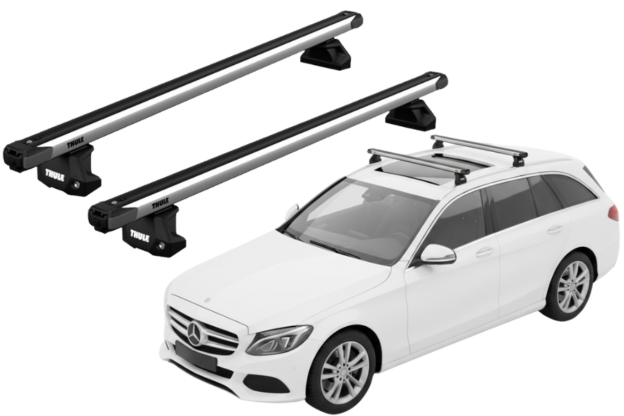 Barras Thule MERCEDES BENZ C-Class 15-21 RA / SlideBar EVO