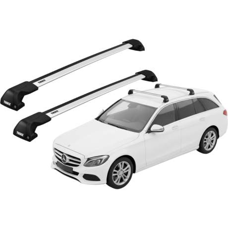 Barras THULE EDGE Flush para autos MERCEDES BENZ C-Class (S205) 2015 a 2021