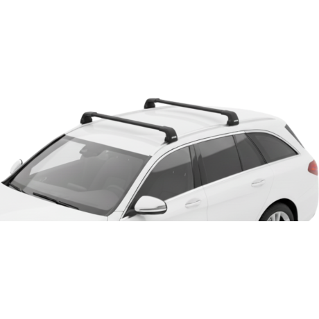 Barras THULE EDGE Flush para autos MERCEDES BENZ C-Class (S205) 2015 a 2021 negro