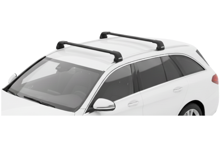 Barras THULE EDGE Flush para autos MERCEDES BENZ C-Class (S205) 2015 a 2021 negro