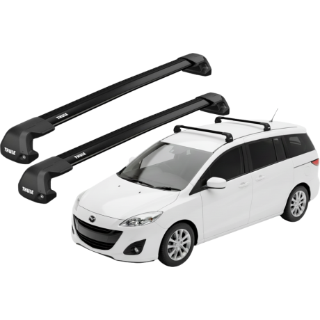 Barras Thule MAZDA 5 04-19 PF / EDGE Flush BLACK