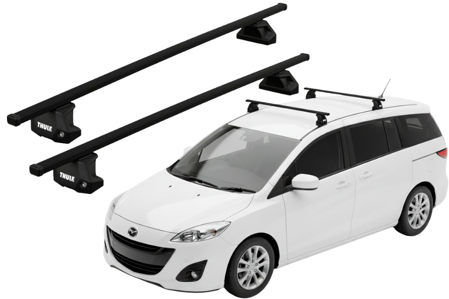 Barras Thule MAZDA 5 04-19 PF / SquareBar EVO