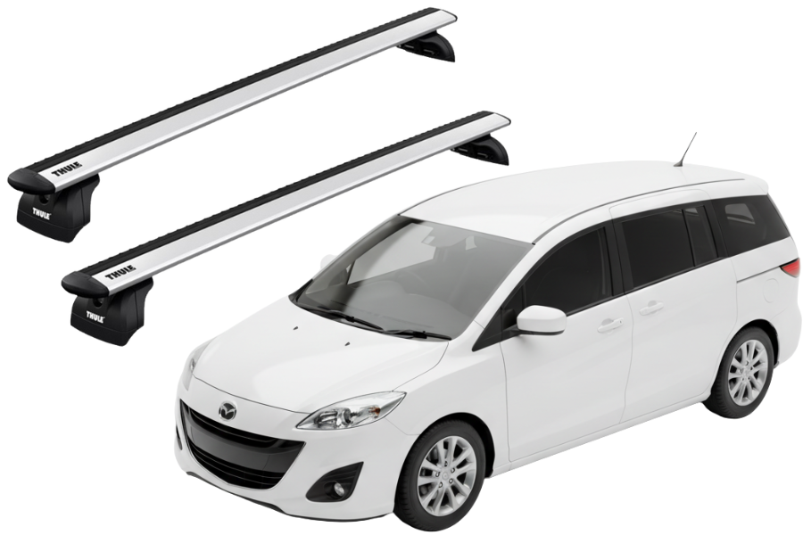 Barras THULE WingBar para autos MAZDA 5 desde 2004-2019
