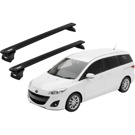 Barras THULE WingBar para autos MAZDA 5 desde 2004 negro