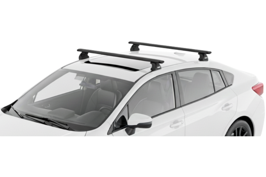 Barras THULE EVO WingBar para autos SUBARU Impreza desde 2017-2023 negro