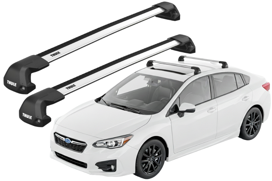 Barras THULE EDGE Flush para autos SUBARU Impreza desde 2017-2023