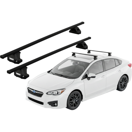 Barras THULE EVO SquareBar para autos SUBARU Impreza desde 2017-2023