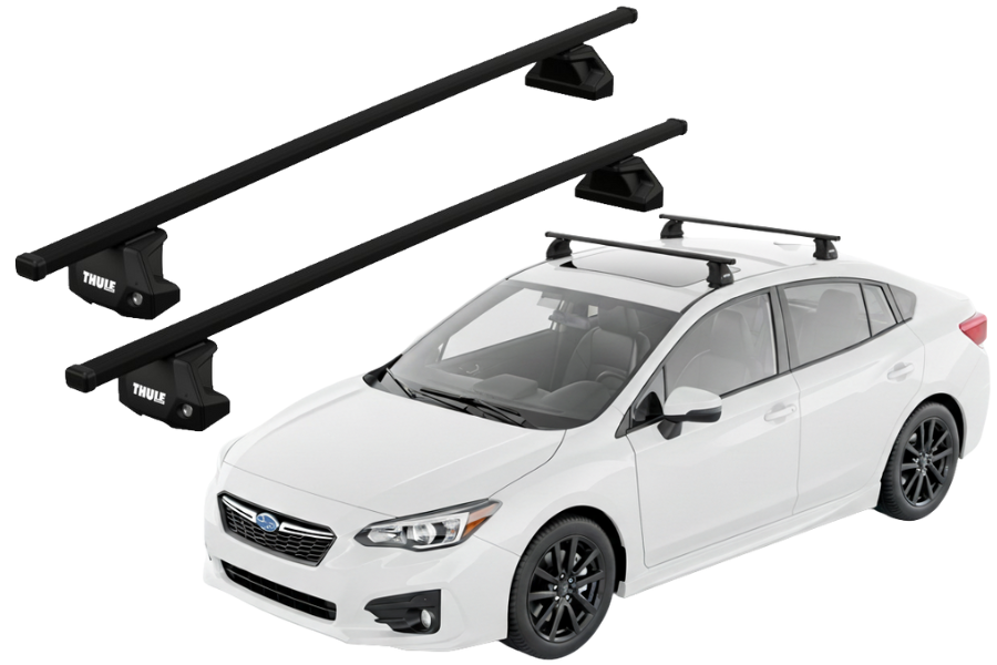 Barras THULE EVO SquareBar para autos SUBARU Impreza desde 2017-2023