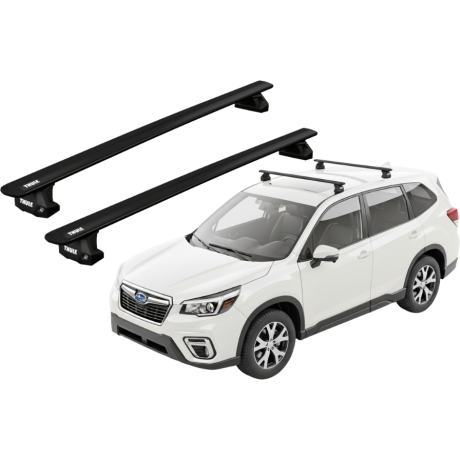 Barras THULE EVO WingBar para autos SUBARU Forester desde 2019-2024 negro