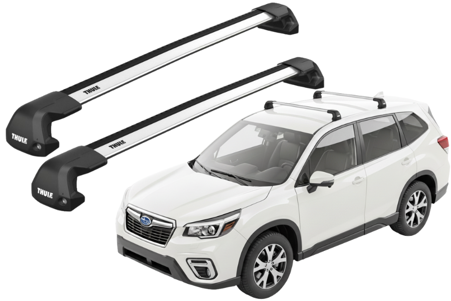 Barras THULE EDGE Flush para autos SUBARU Forester desde 2019-2024