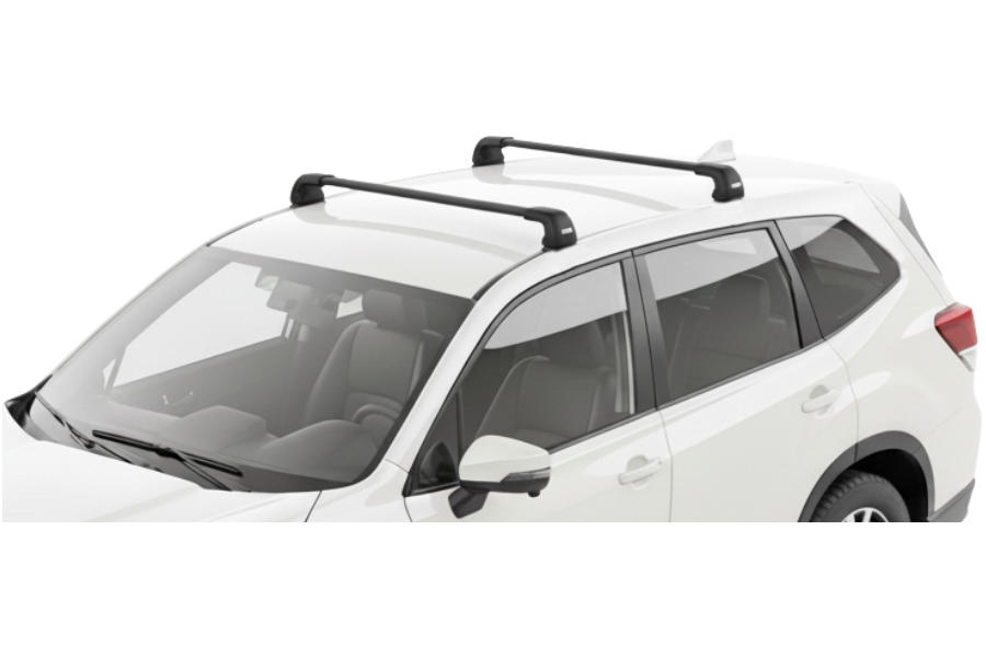 Barras THULE EDGE Flush para autos SUBARU Forester desde 2019-2024 negro