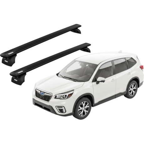 Barras THULE WingBar para autos SUBARU Forester desde 2019-2024 negro