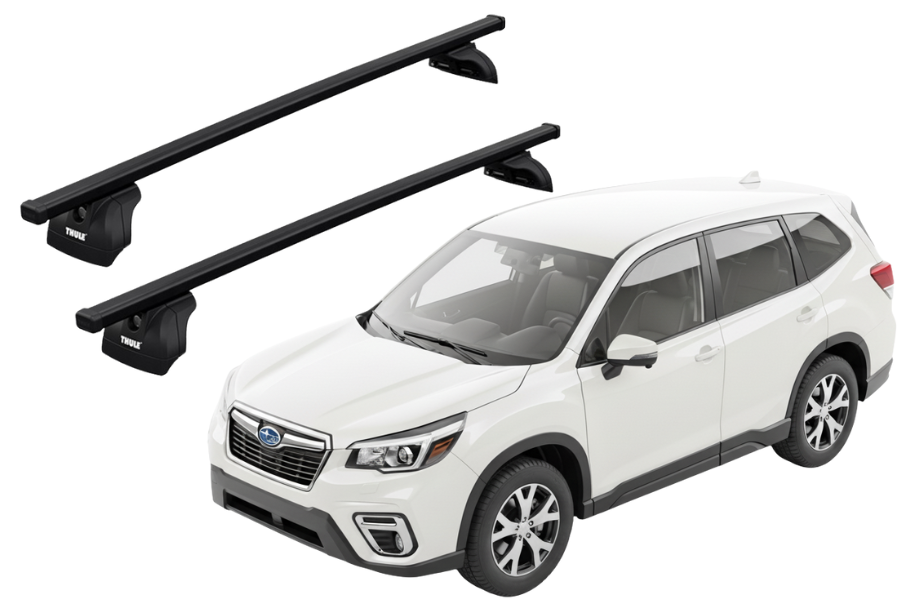 Barras THULE SquareBar para autos SUBARU Forester desde 2019-2024