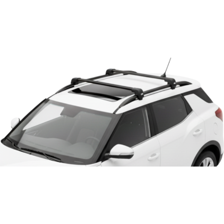 Barras THULE EDGE Flush para autos SSANGYONG XLV desde 2016 negro