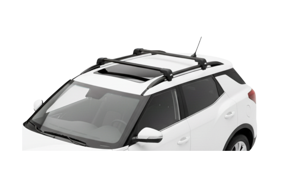 Barras THULE EDGE Flush para autos SSANGYONG XLV desde 2016 negro