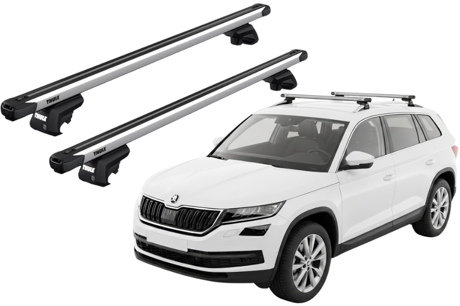 Barras Thule SKODA Kodiaq 17-21 RE / SlideBar EVO