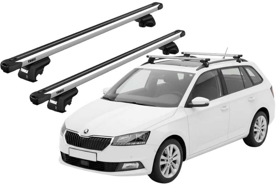 Barras Thule SKODA Fabia 15-21 RE / SlideBar EVO