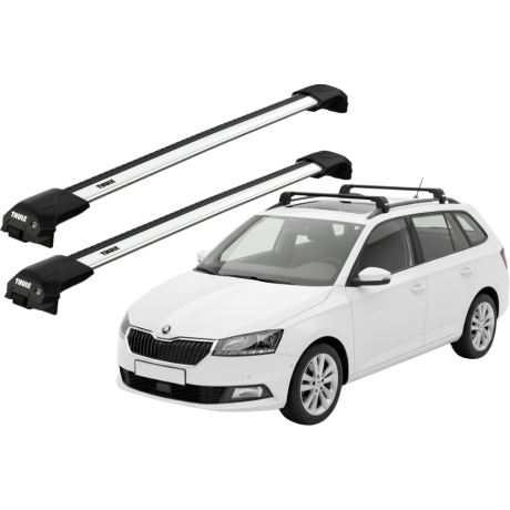 Barras THULE EDGE Flush para autos SKODA Fabia desde 2015-2021