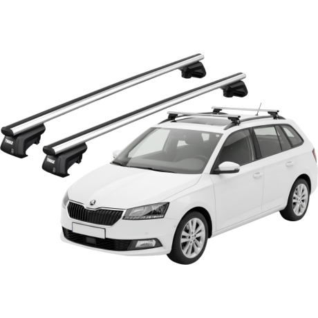 Barras THULE SmartRack XT AluBar para autos SKODA Fabia desde 2015-2021