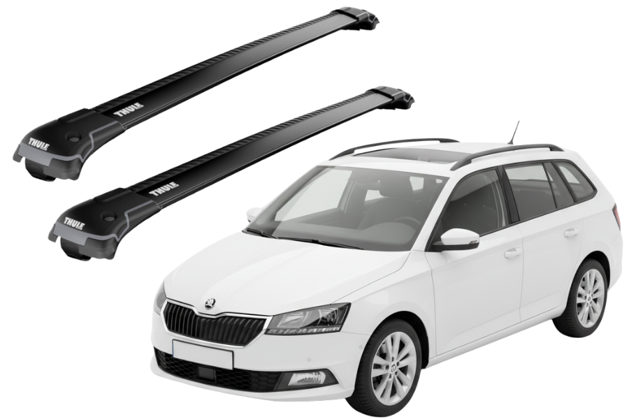 Barras THULE EDGE para autos SKODA Fabia desde 2015- negro