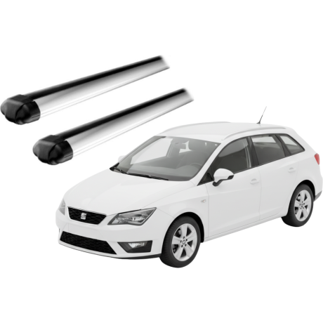 Barras THULE EVO AeroBar para autos SEAT Ibiza ST 2010 a 2017 negro