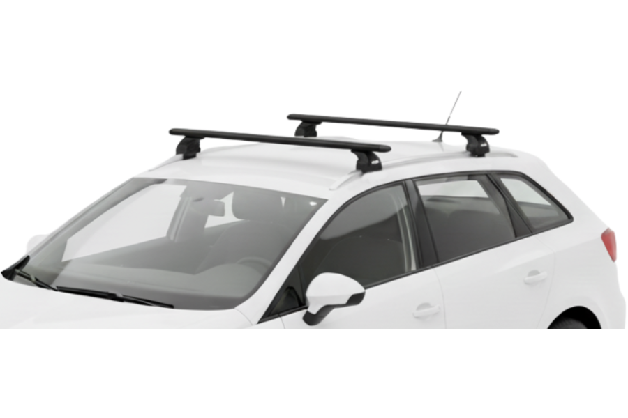 Barras THULE EVO WingBar para autos SEAT Ibiza ST 2010 a 2017 negro