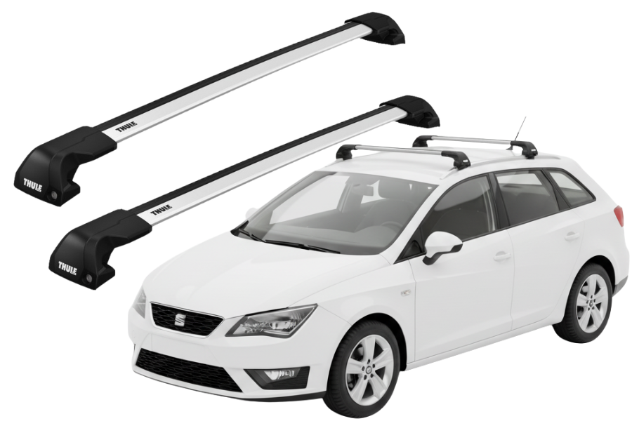 Barras THULE EDGE Flush para autos SEAT Ibiza ST 2010 a 2017