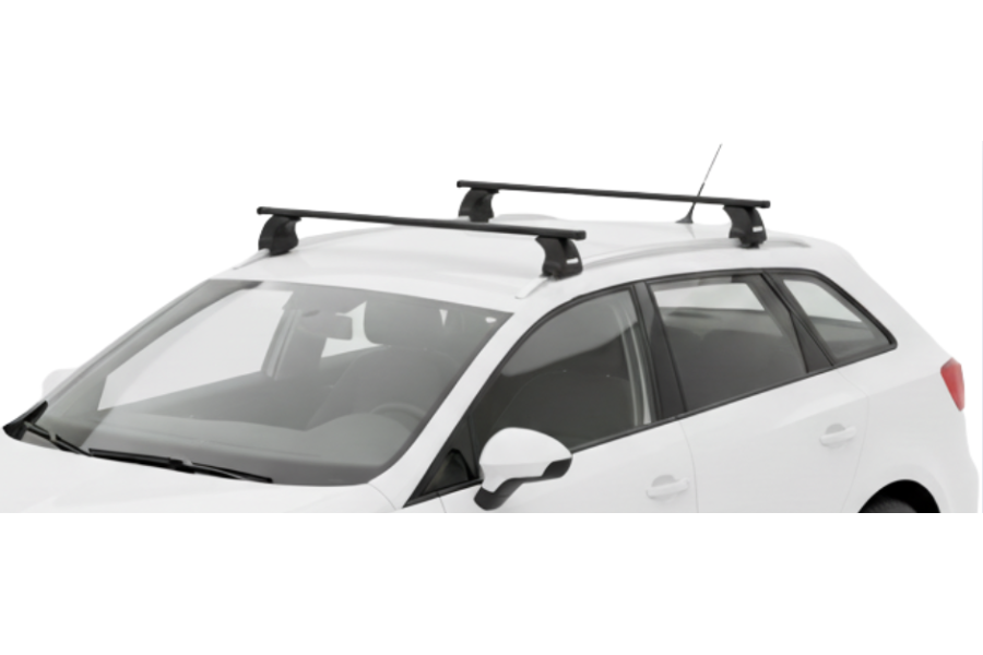 Barras THULE EVO SquareBar para autos SEAT Ibiza ST 2010 a 2017